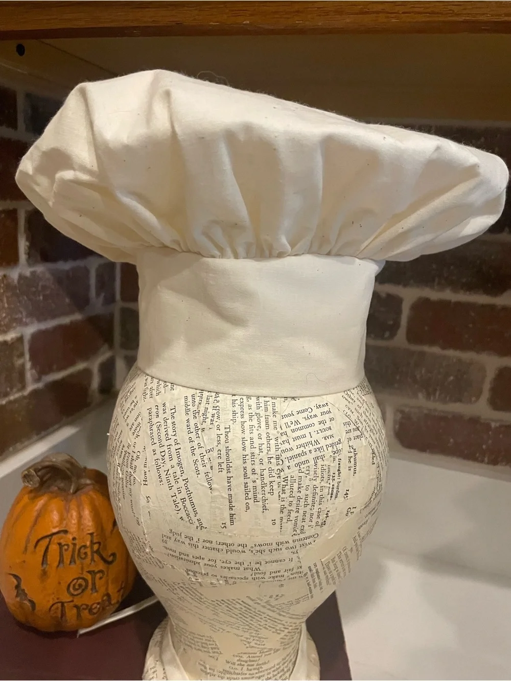 Classic White Baby Chef Hat and Apron Set with Mini Rolling Pin
